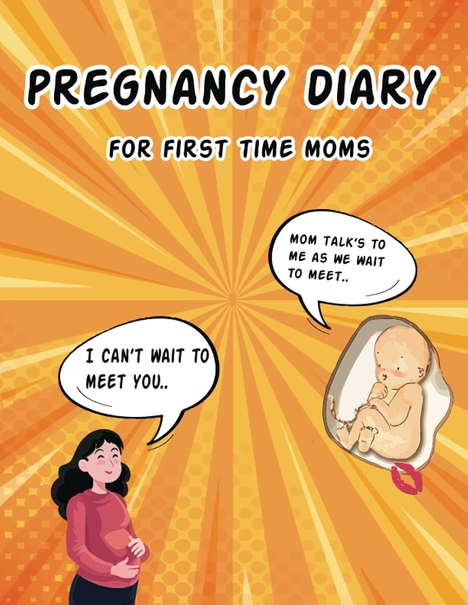 Diario de embarazo para mamás primerizas: Libro de recuerdos del diario de embarazo para mamás primerizas, Planificador de embarazo, una guía semanal desde Concepción