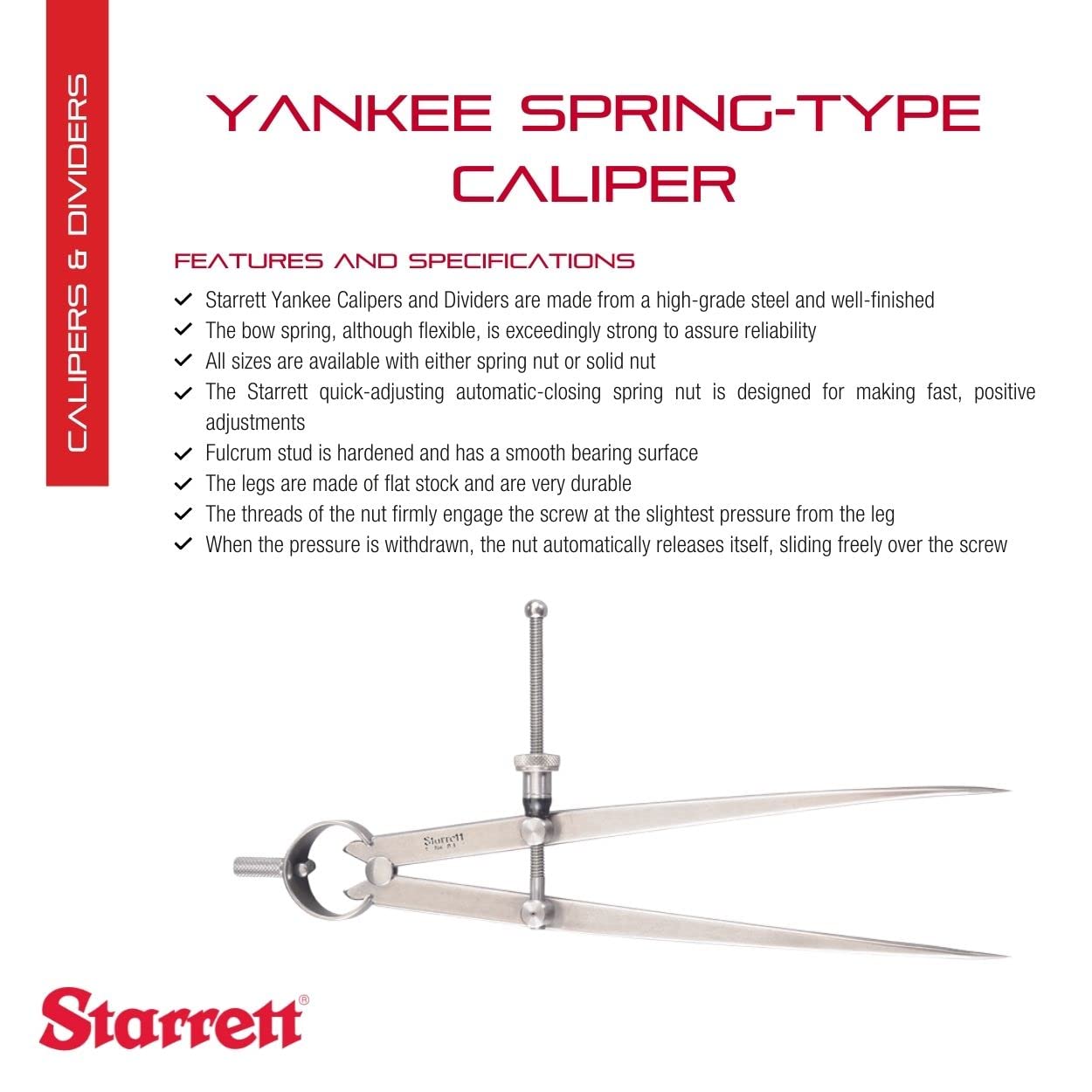Starrett 83B-8 - Compas De Puntas Starrett