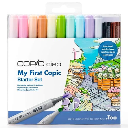 Copic Ciao First Starter Set Alcohol Marker, Assorted