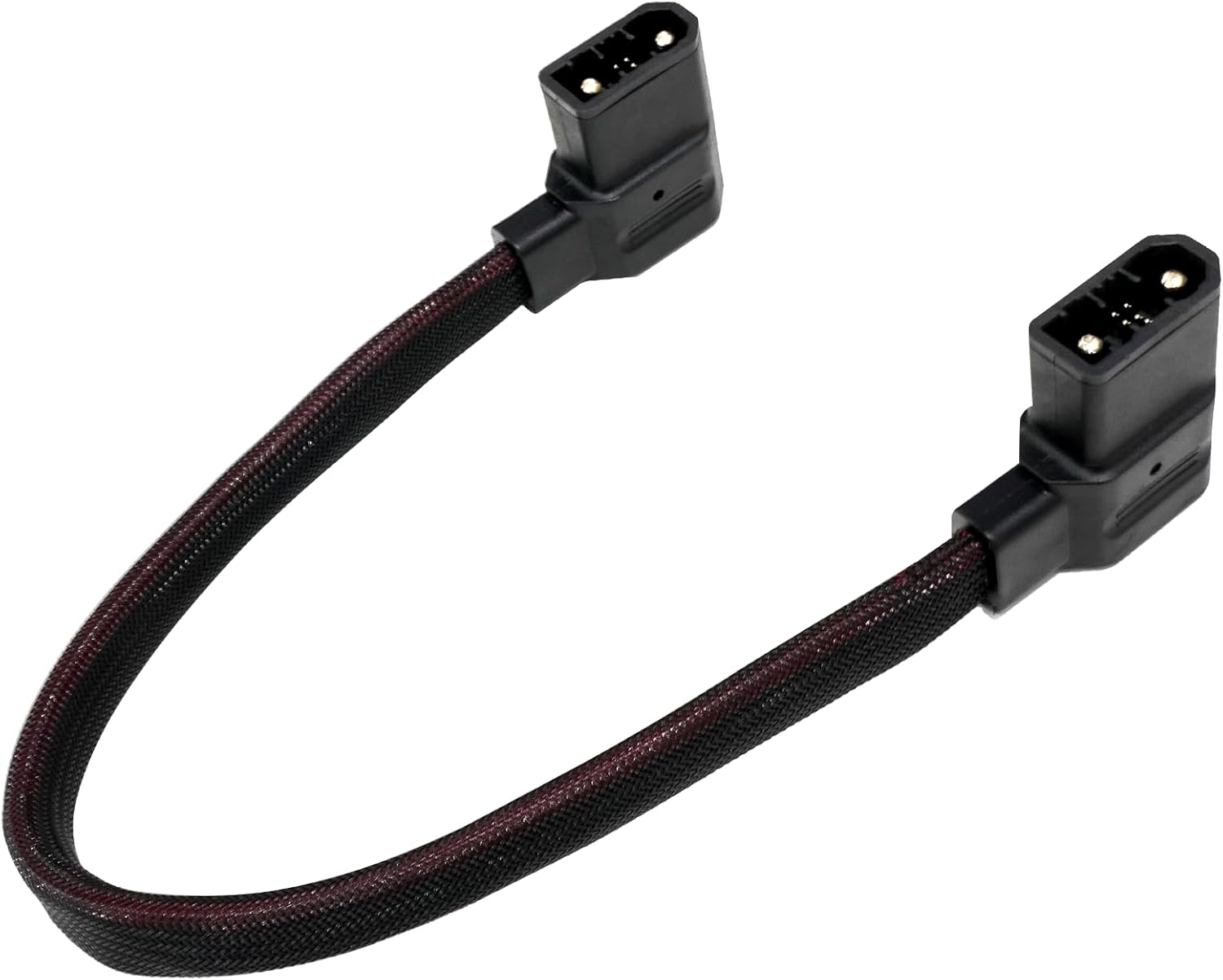 Longtor Extra Battery Cable – 48.5cm Gray Braided – Fits Delta 2/2 Max/3/3 Plus/3 1500&Wave 2/3 – Tool-Free Snap-in Not for Delta Pro/Pro 3/Ultra/3 Max