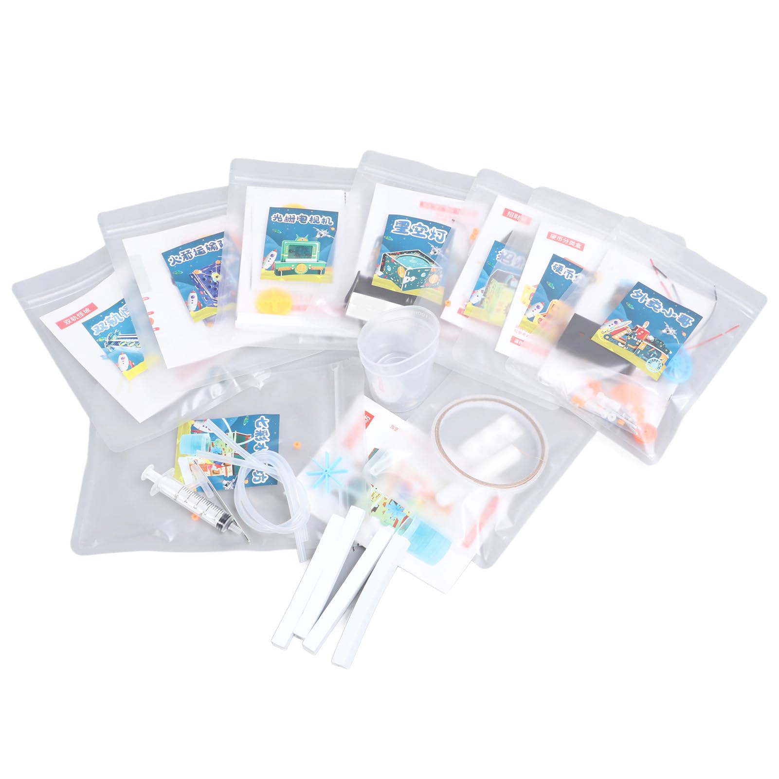 Aramox Wissenschaftliches Experimentierset für, Eva-STEM-Lernspielzeug-Set, Montagemodell, Puzzles, Projektset mit Kompletten Teilen für Aktivitäten in der Schule, zu Hause, für Jungen und Mädchen