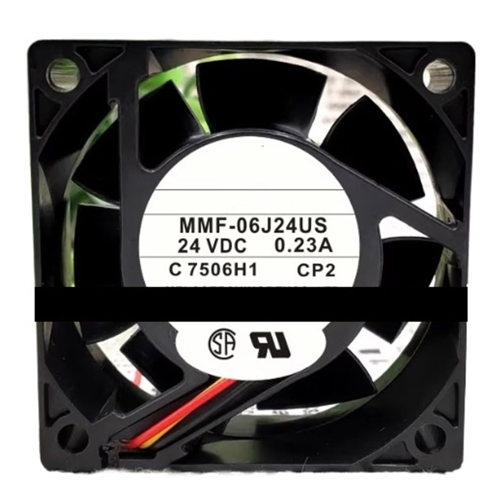 YMUGUEGH D7118H11 MMF-06J24US CP2 DC24V 0.23A 3-Wire Cooling Fan 6025