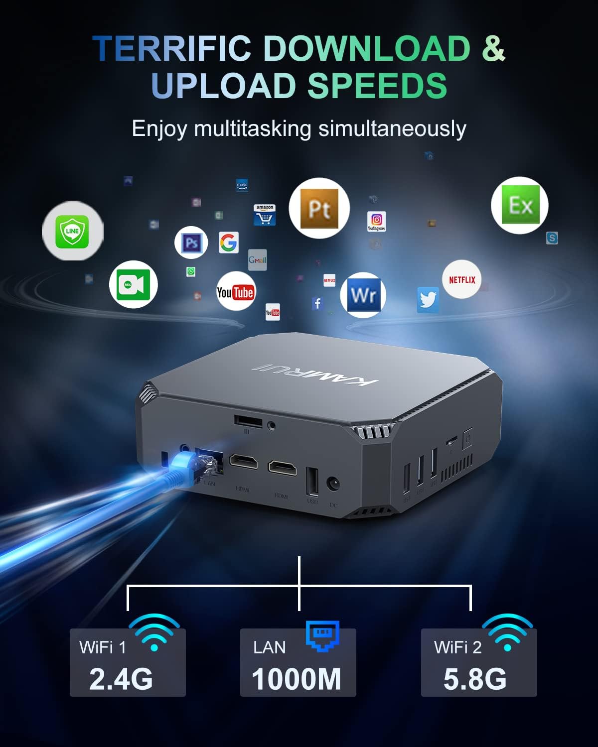 🔥 Hоt Dеаlѕ KAMRUI Mini PC,Mini Desktop Computer Ιntel Celeron J4125(up to 2.7GHz),8GB RAM 256GB ROM Mini Computers Windows 10 Pro Support 4K@60HZ,2.5-Inch SATA SSD,2.4G+5G WiFi,VESA Mount for Business Work Home Suреr Sаlе 🛒 KAMRUI Mini PC,Mini Desktop Computer Ιntel Celeron J4125(up to 2.7GHz),8GB RAM 256GB ROM Mini Computers Windows 10 Pro Support 4K@60HZ,2.5-Inch SATA SSD,2.4G+5G WiFi,VESA Mount for Business Work Home