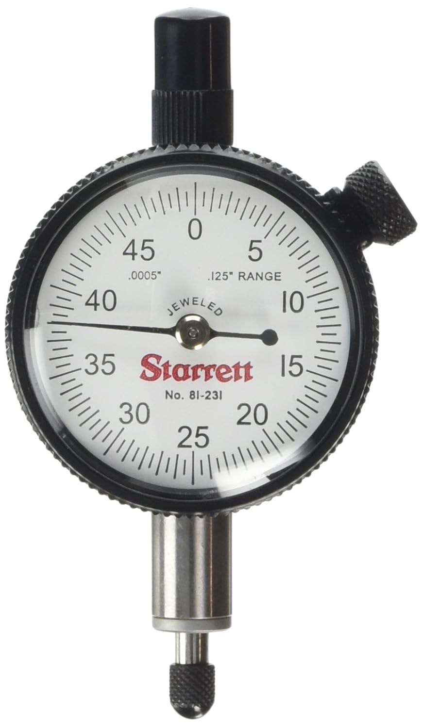 0.0001 Dial Indicator Graduation Starrett 1150Z8 Inch Reading Dial