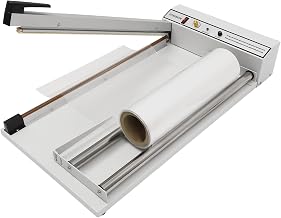 24” Heat Shrink Film Wrapper Packaging Sealer, Packaging Sealer, Food, Toys, Book Packaging with 1500 Watt Heat Gun with Gun for PP PE