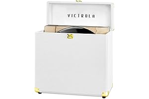 Victrola Vintage Vinyl Record Storage and Carrying Case: Safeguard Your Timeless Melodies