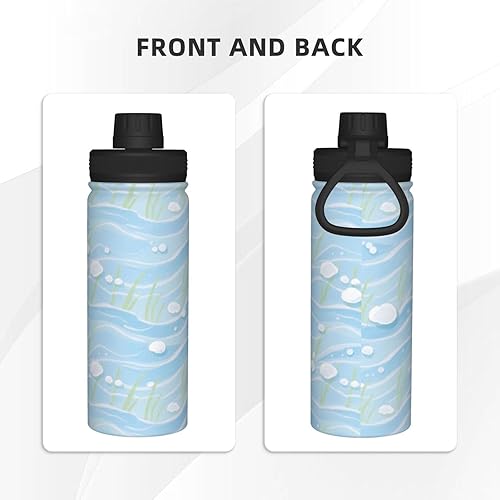 Miniatura 3 de Hervidor de agua aislado de acero inoxidable  Botella de agua divertida con estampado aislado  Ideal para deportes y viajes