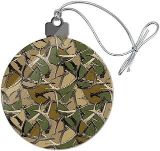 GRAPHICS & MORE Antlers Camo Camouflage Hunting Hunter Acrylic Christmas Tree Holiday Ornament