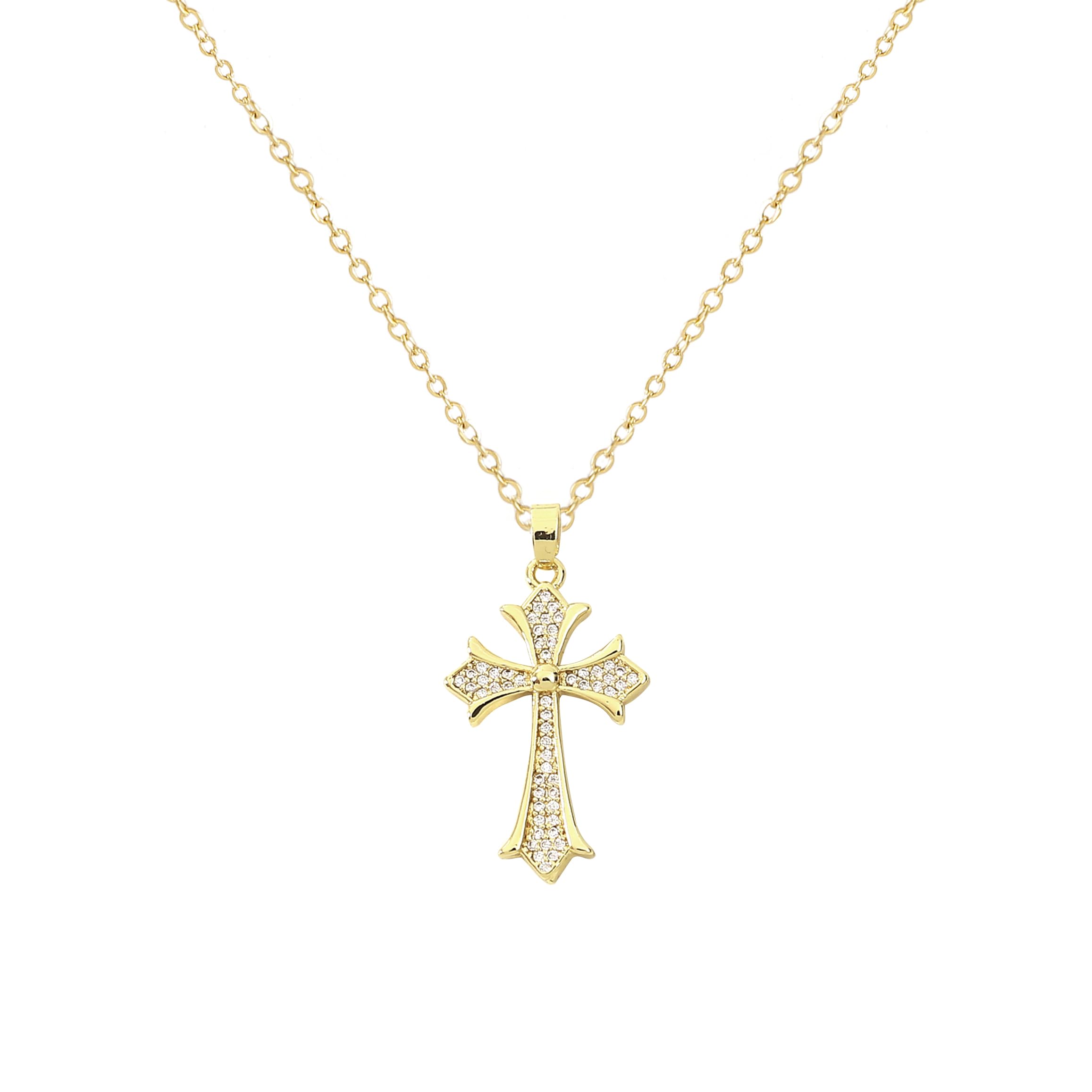 LLIYSOUN Cross Pendant Necklace for Women Jewelry Gold Cross Necklaces for Women Cross Necklace Minimalist Trendy Jewelry Valentines Day