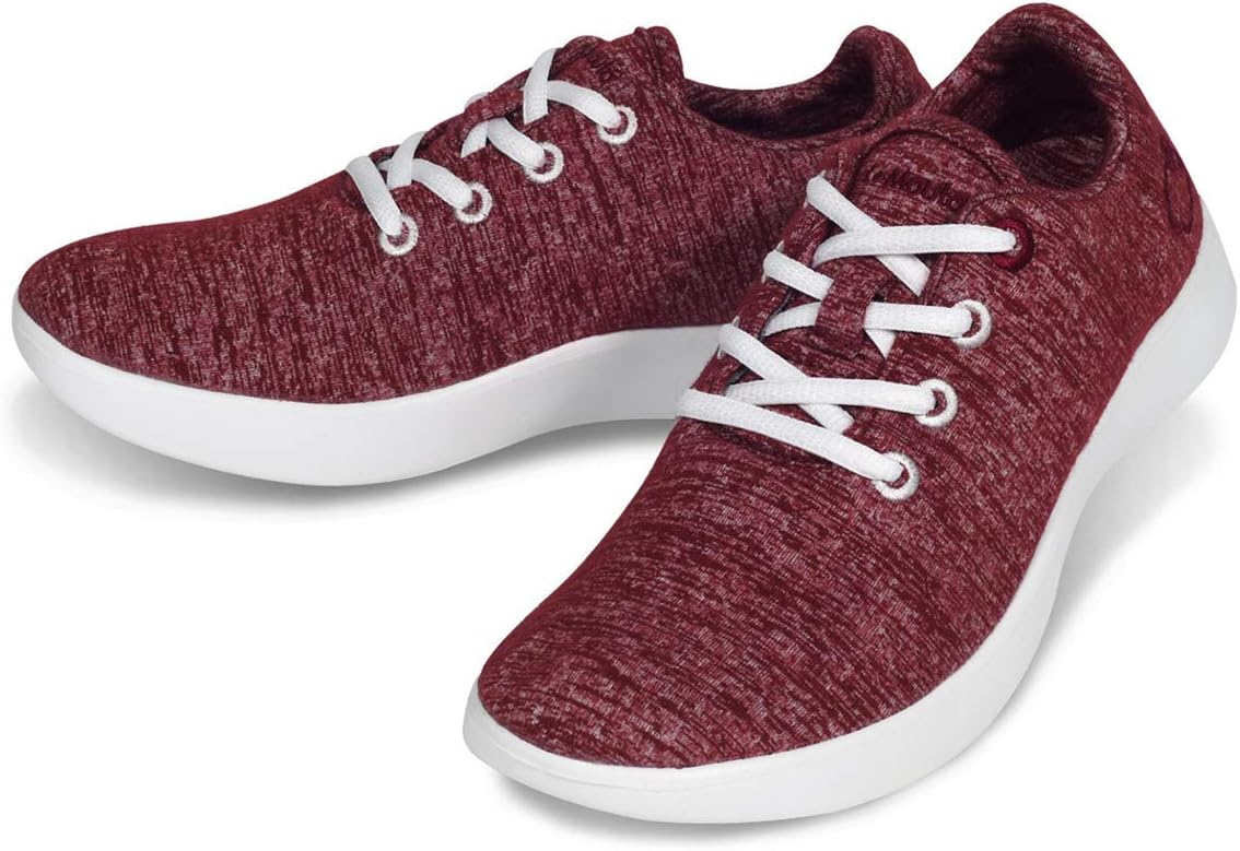 LeMouton Classic Men's Wool Shoe | Comfortable Lightweight | Walking Lace Up Sneaker - Image 2