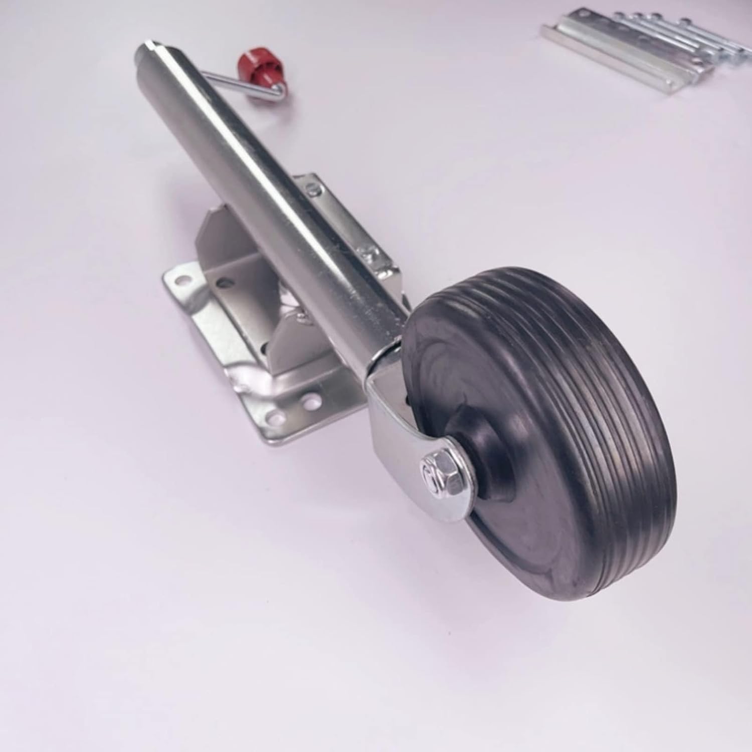 Trailer Jack Wheel - Lift Swivel Trailer Jack, Heavy Duty Marine Swivel Trailer Jack, Boat Trailer Jack with 6'' Wheels, 10" Lift, 1000 Lbs, for RV, Yacht, Trailer Accessories
