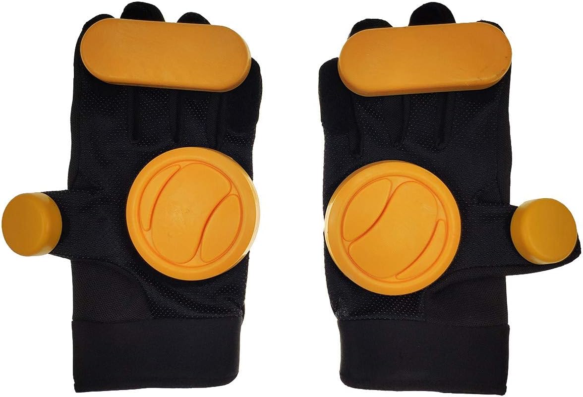 TaktZeit Longboard Gloves Downhill with Slider Pucks for Skateboard Freestyle Downhill Slide Drift Longboarding