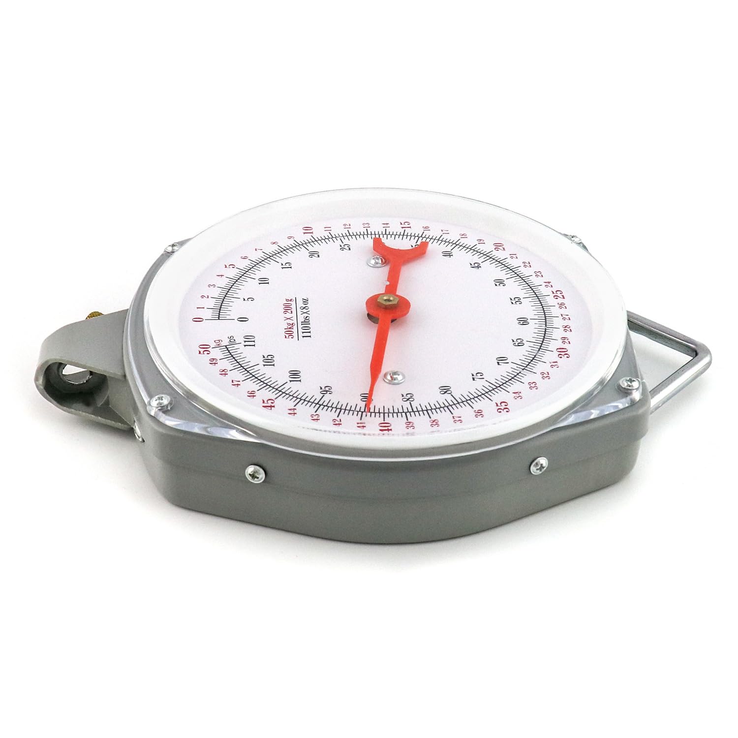 QWORK 2 Pack Precision Hanging Scale, 110lbs / 50kg Capacity, Dual Unit, Heavy Duty