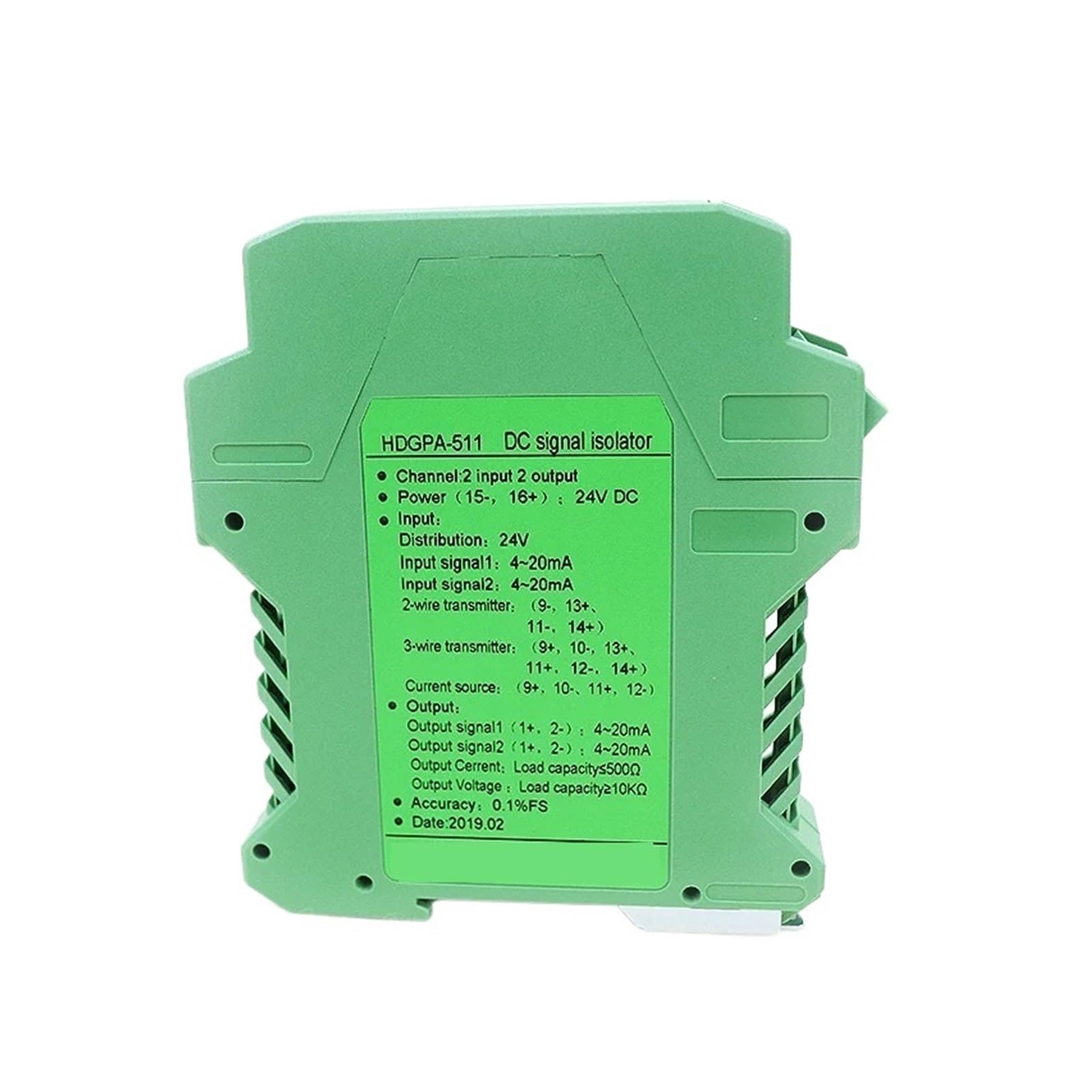 Module convertisseur d'isolateur de signal analogique 0-10 V à 4-20 mA