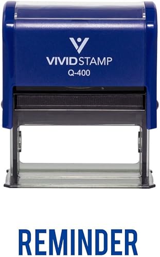 Miniatura 8 de Sello de goma autoentintado recordatorio (tinta azul) - Mediano