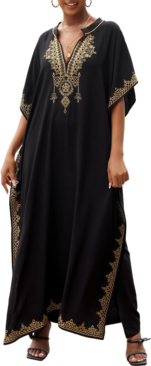 Zoye ChenBeach Cover-up, Swimsuit Cover up for Women, Turkish Kaftans Style