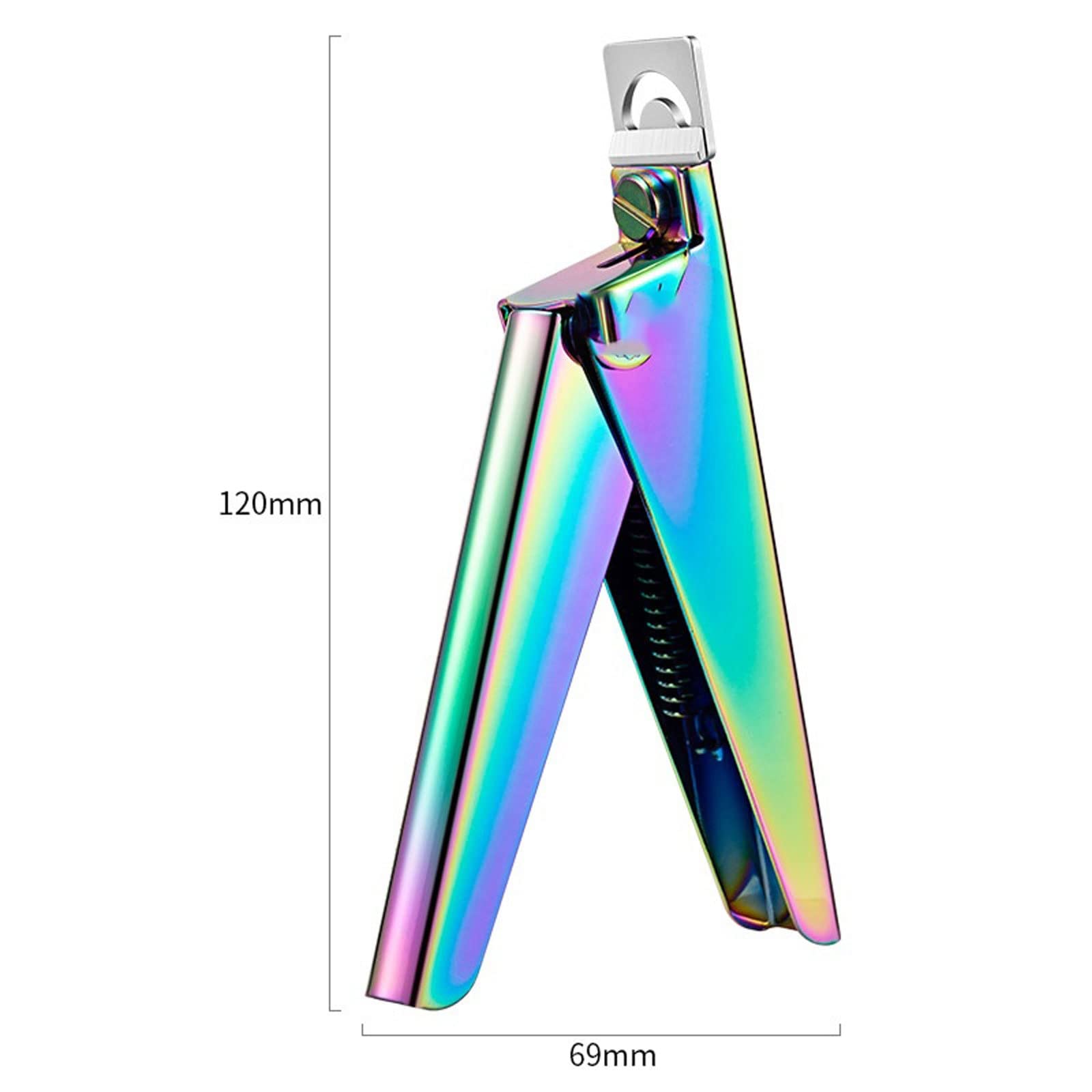Nagelknipser, Edelstahl, UV-Gel, falsche Nagelspitzen, Trimmer, Clipper, Kantenschneider, Nagelkunst, Maniküre, U-Wort, Regenbogen, Gold, Silber, Werkzeuge