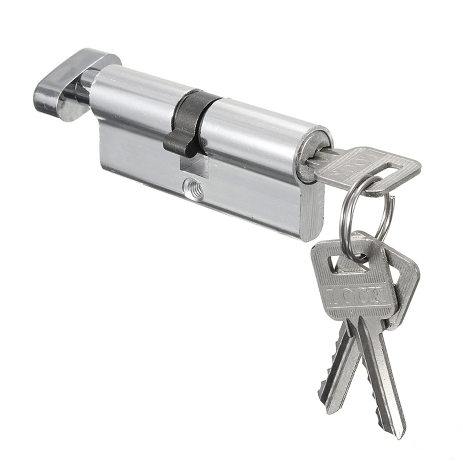 Serrure à chaîne antivol avec noyau de serrure en cuivre pour porte intérieure