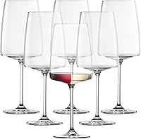 Vista 12 de ZWIESEL GLAS Sensa - Copas de vino tinto borgoña (juego de 6), copas de vino para vino tinto y blanco, vasos de cristal Tritan aptos