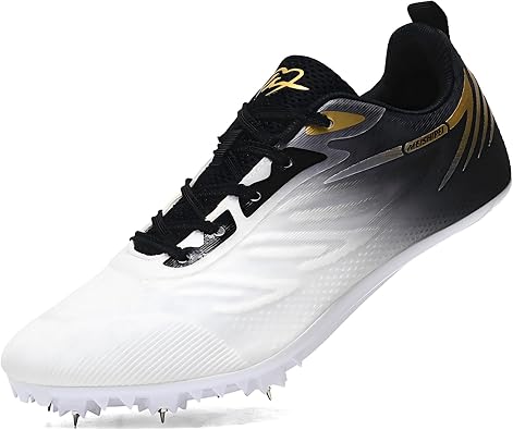 Qiucdzi Track and Field Shoes for Women Mens Track Spikes Boys and Girls Kids Running Racing Shoes Jumping Sneakers