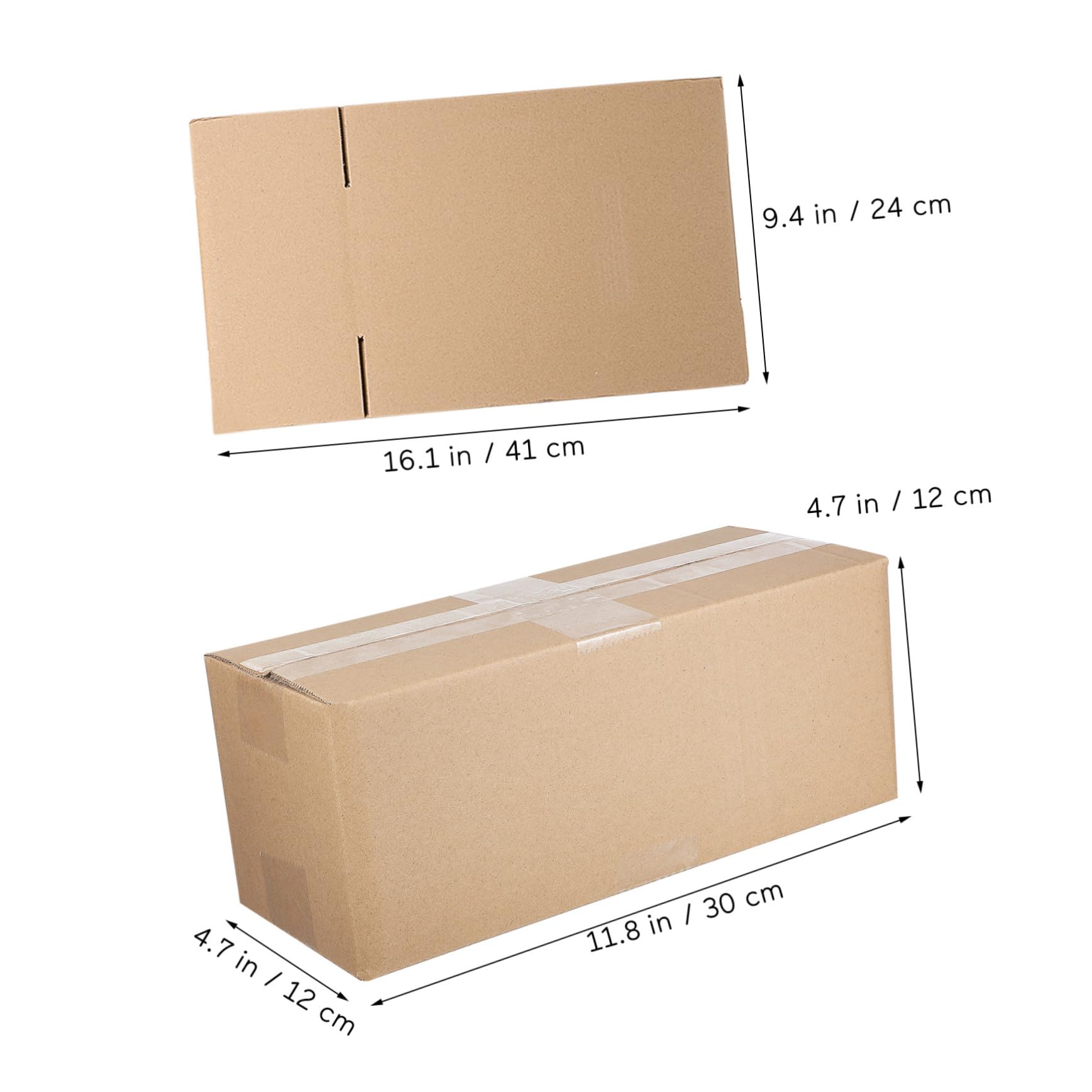 Hemobllo 10 Piezas Cajas de Embalaje para Envío Cajas de Cartón Corrugado para Pequeñas Empresas Embalaje para Mudanzas