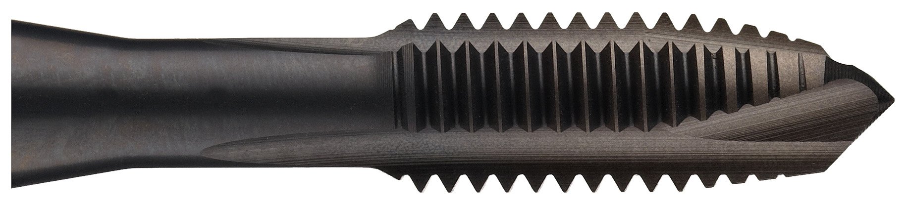 Dormer E001M22 Series E001 HSS-E-PM Spiral Point Machine Tap Metric with Steam Tempered Finish, ISO Standard - Image 2