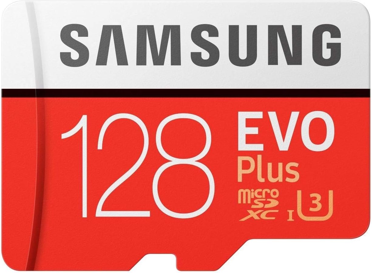 Samsung Evo Plus Class 10 UHS-I microSDXC U3 with Adapter (128GB MB-MC128GA/APC)