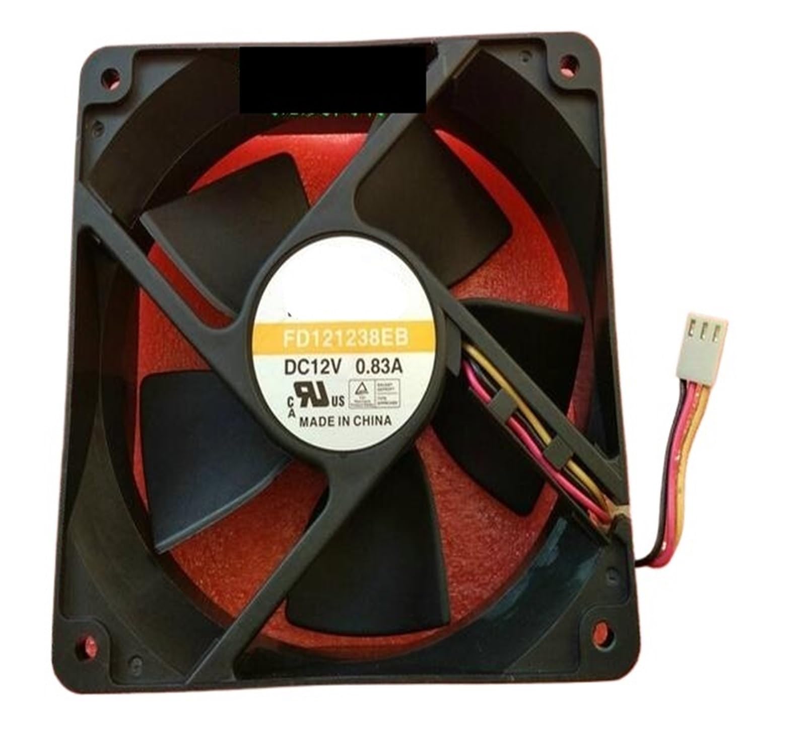 UWUKCJOKQ 120 * 38 FD121238EB DC12V 0.83A 3 Wire Double Ball Fan