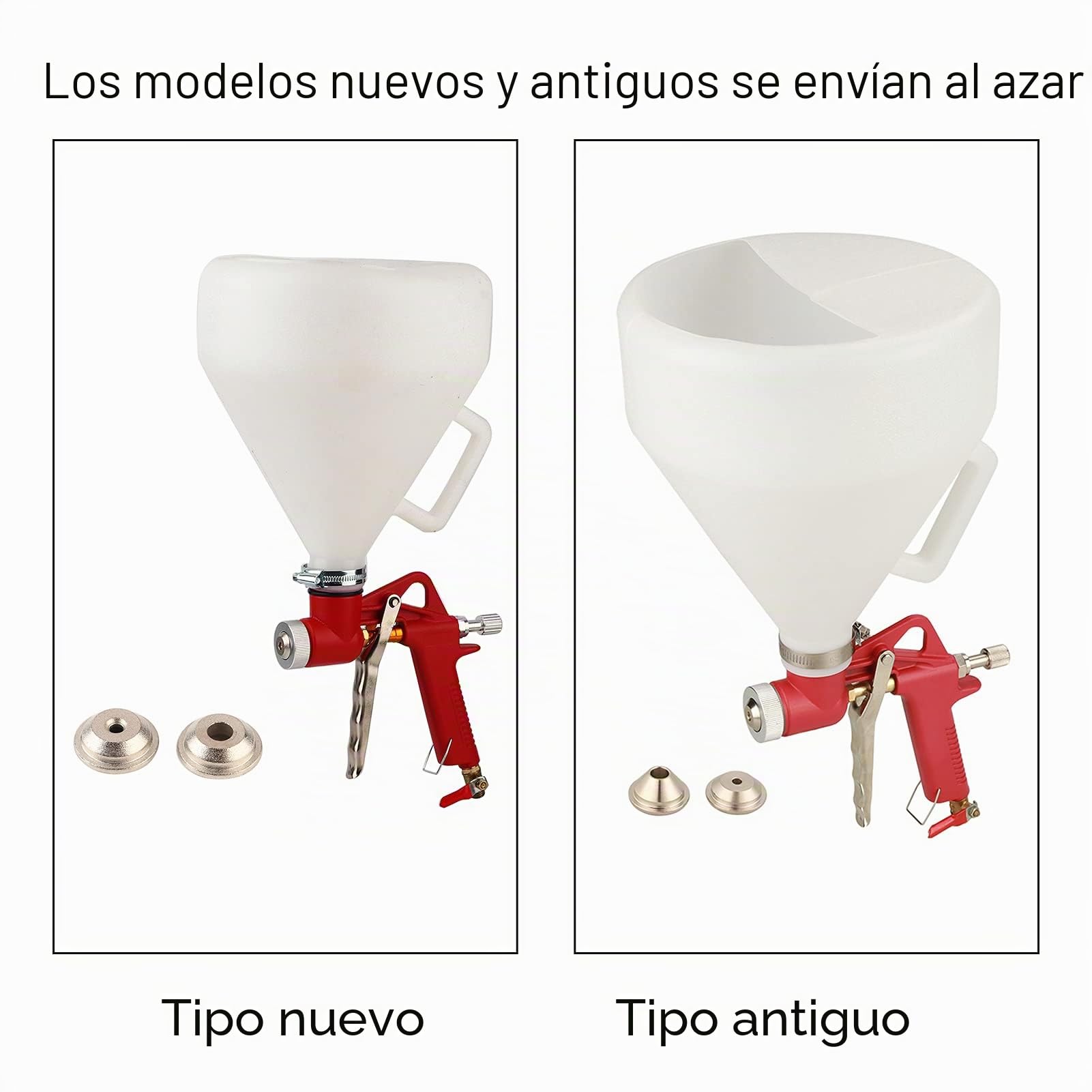 Pulverizador De Pintura, Pistola De Pulverización De Embudo De Aire, 3 Boquillas De Diferentes Tamaños Y Vaso De Plástico De 6L, Para Pistola De Pulverización De Aire De Yeso