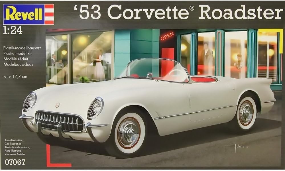 Revell 53 Corvette Roadster Car Plastic Model Kit