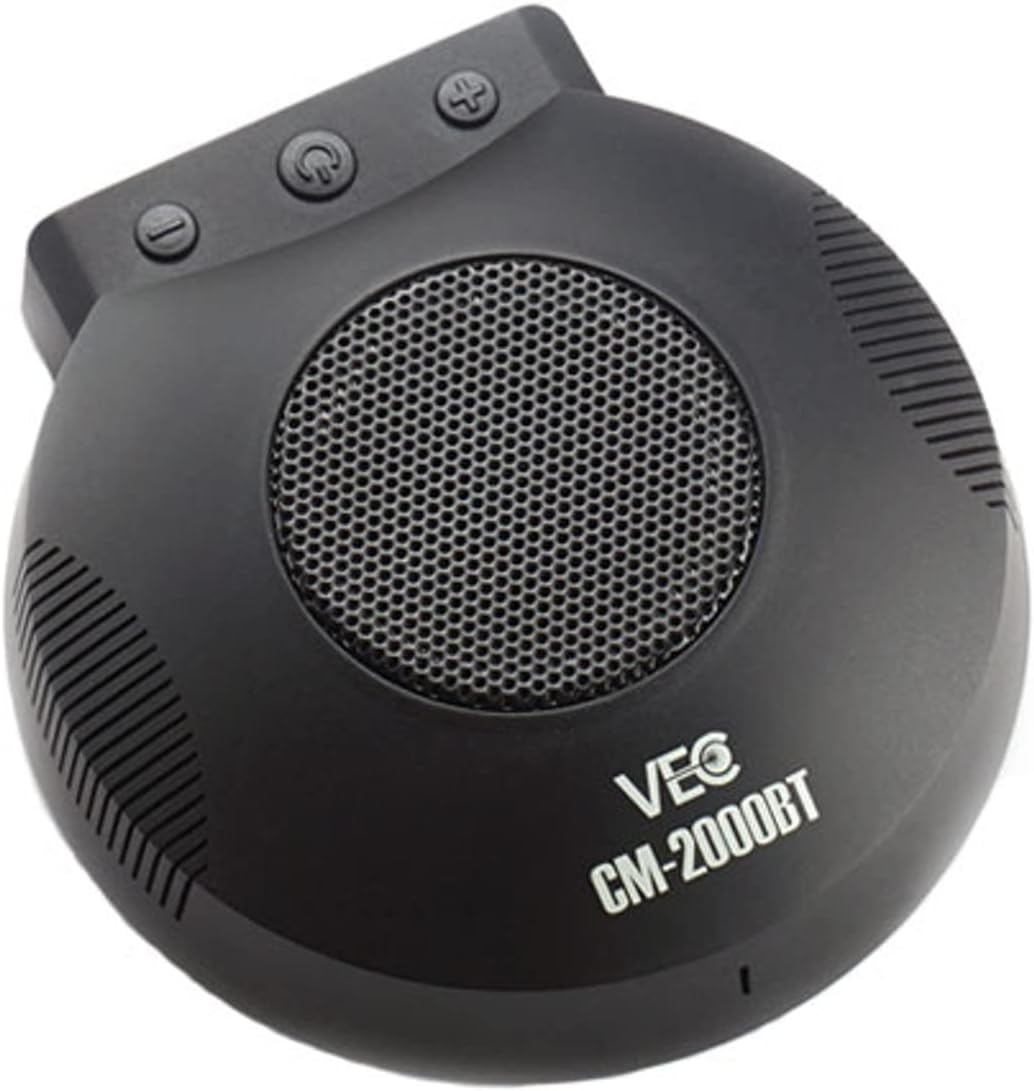 VEC CM-2000BT Bluetooth Desktop Conference Microphone/Speakerphone (9OZ, Black)