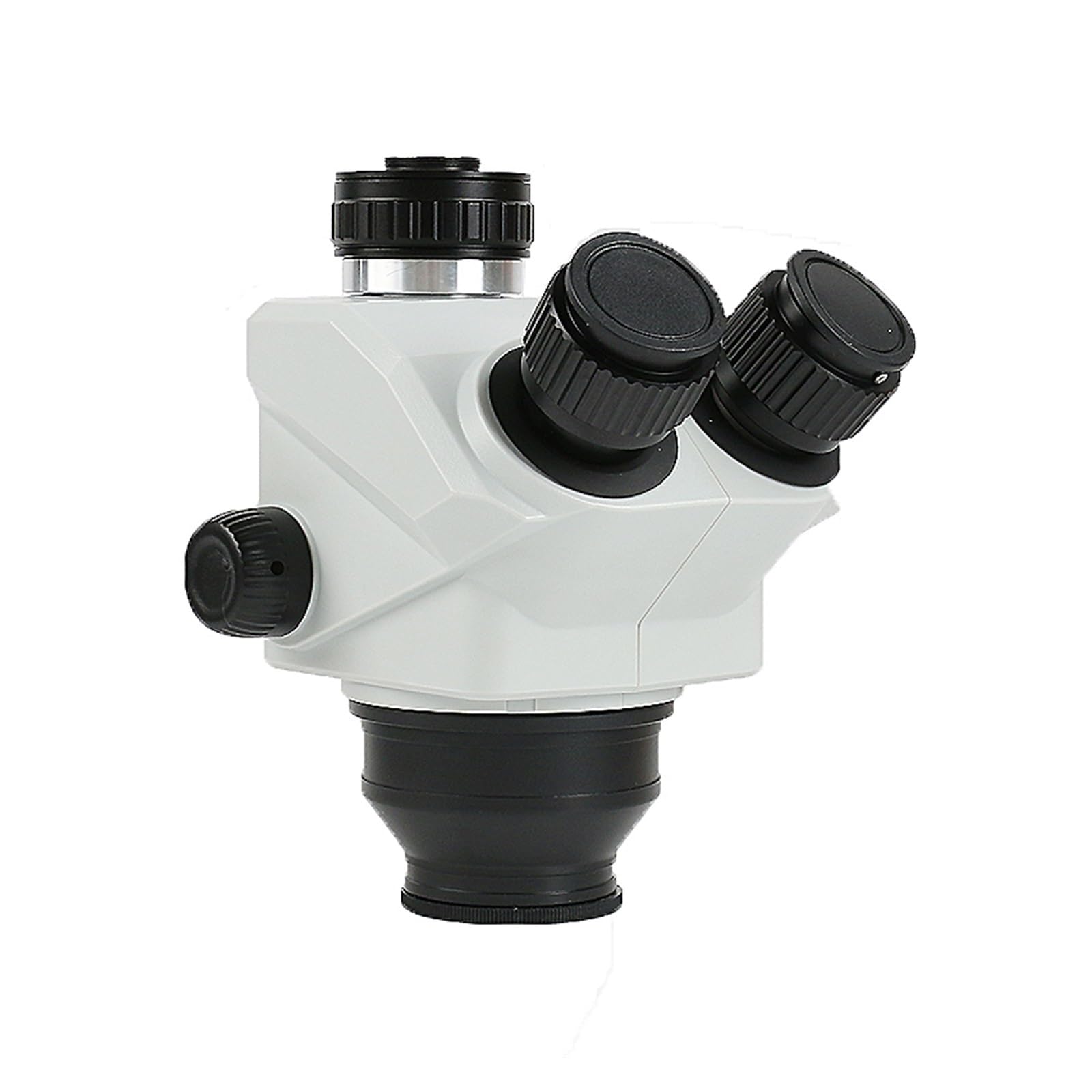 Testa microscopio stereo trinoculare 7X-50X con oculari WF10X/25MM