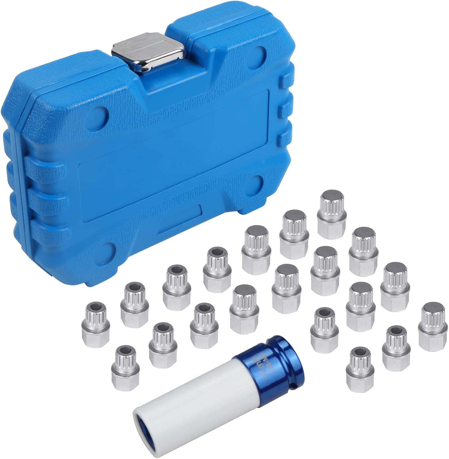 KAISAL 21 PCS Anti Theft Wheel Lock Lug Nut Screw Removal Key Set