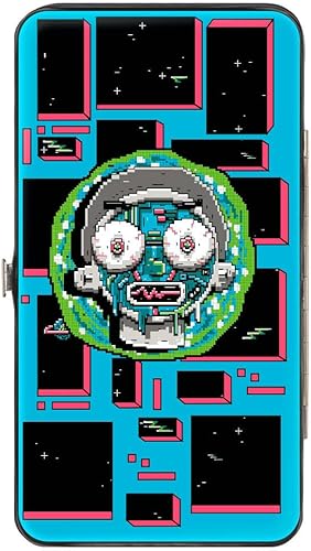 Miniatura 2 de Buckle-Down Billetera con bisagras para mujer, Rick and Morty, 7" x 4", Rick y Morty, Buckle-down Billetera con bisagra - Rick y Morty
