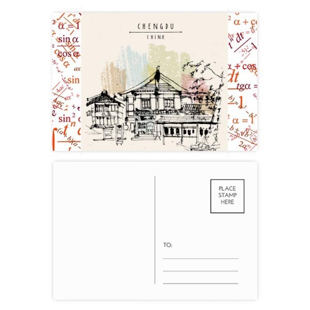 Amazon | 中国の成都で少しのハブ 公式ポストカードセットサンクス