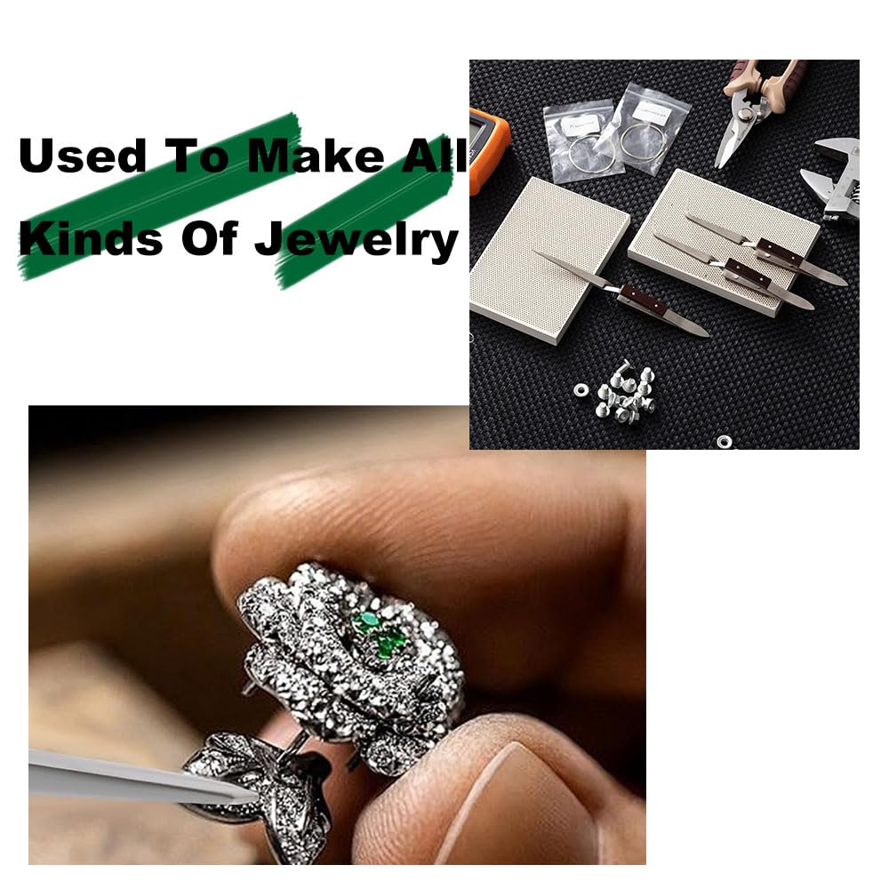 Kit de soudage à bijoux avec 3 pinces à souder, 2 disques à souder en céramique, 1 pince à cuivre (Style 2), accessoires pour la fabrication de bijoux (modèle 2)