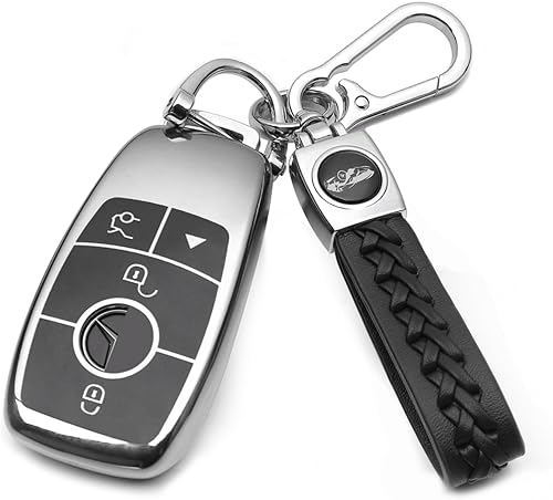 Creativity Adecuado para llaves Mercedes Benz. La avanzada caja de llaves de TPU suave es compatible con CLS CLA GLA AMG A C E S G GLC GLE GLS M