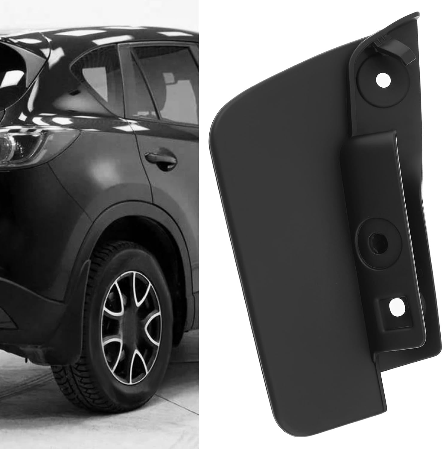 1pc Rear Right Mud Flap Splash Guard Replace OEM KD53-51-PV1 Compatible with Mazda CX-5 2013-2016