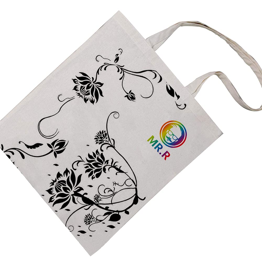 MR.R Sublimation Rohlinge Tote Leinen Stoff Tasche Canvas Taschen 38x41cm