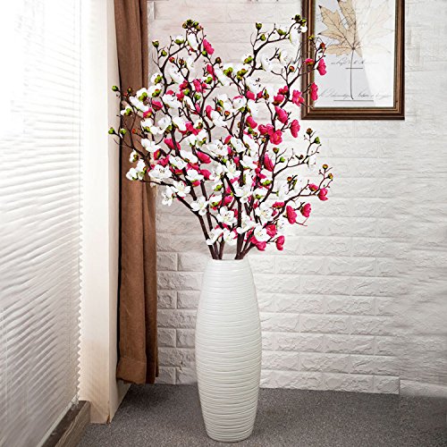 Sunm Boutique 2 Pcs Plum Blossom Artificial Flowers Simulation Flower Table Decoration Accessories Party Beach Theme Decoration #TOP3