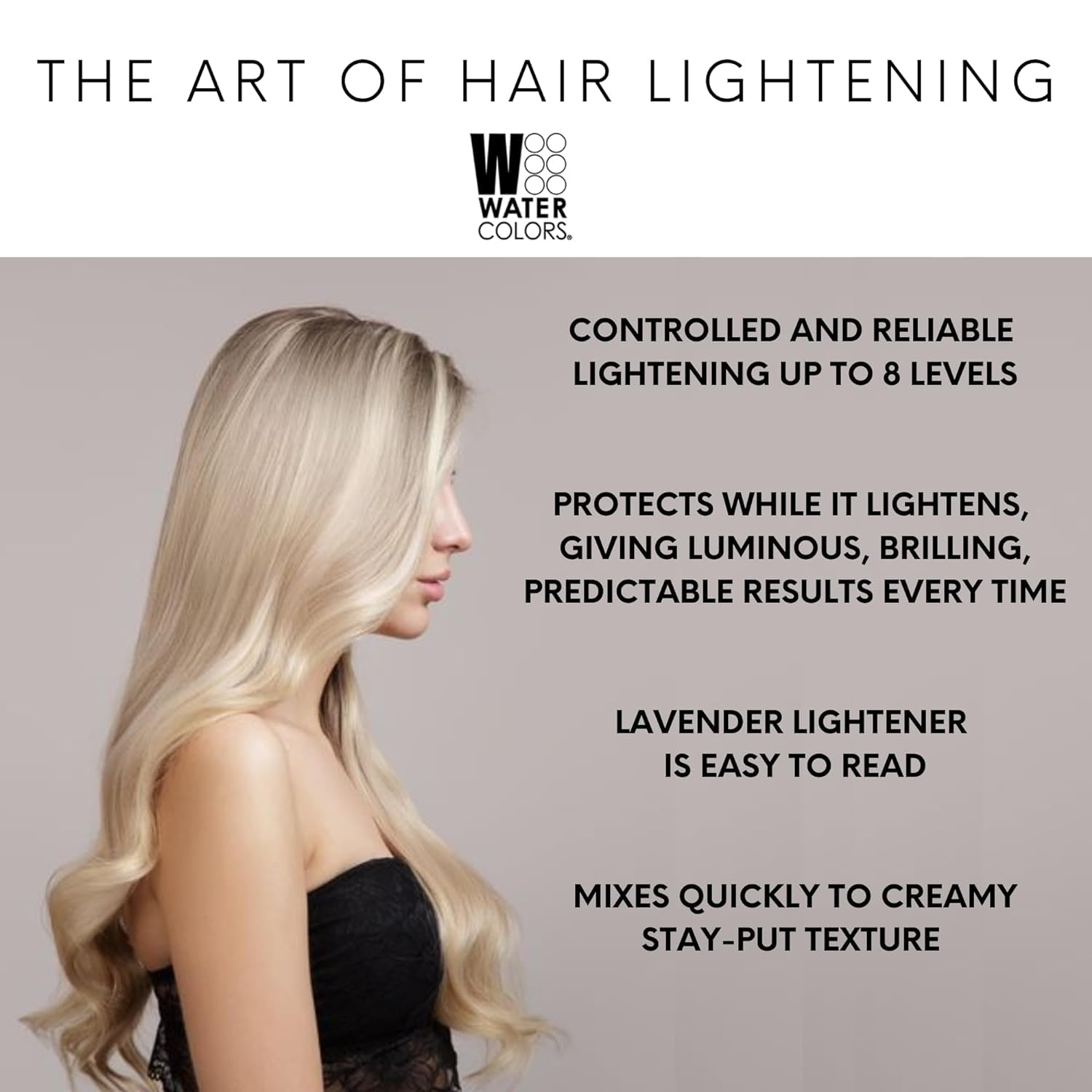 Tressa Watercolors Lightener for Unisex - 32 oz Hair Color