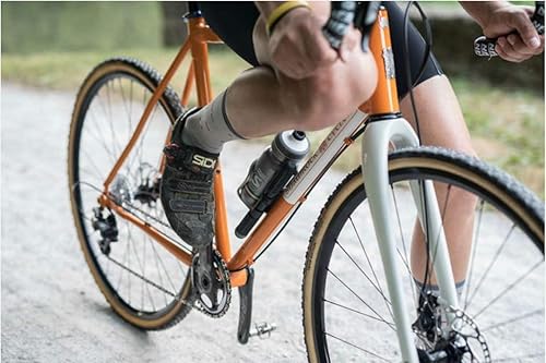 Miniatura 5 de SILCA Tattico - Mini bomba de bicicleta  Bomba de bicicleta de montaje en marco con manguera expandible y bloqueo de palanca  Ligero y montable en