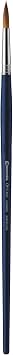 Escoda Art Products Escoda Optimo Series Artist Oil & Acrylic Long Handle Round Paint Brush, Size 6, Pure Kolinsky