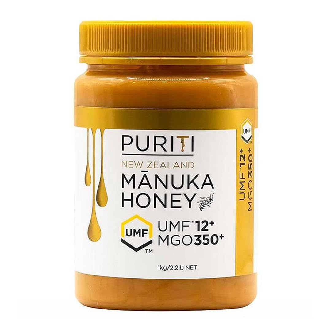 Puriti New Zealand Manuka Honey UMF 12+ MGO 350+, 1kg : Amazon.com