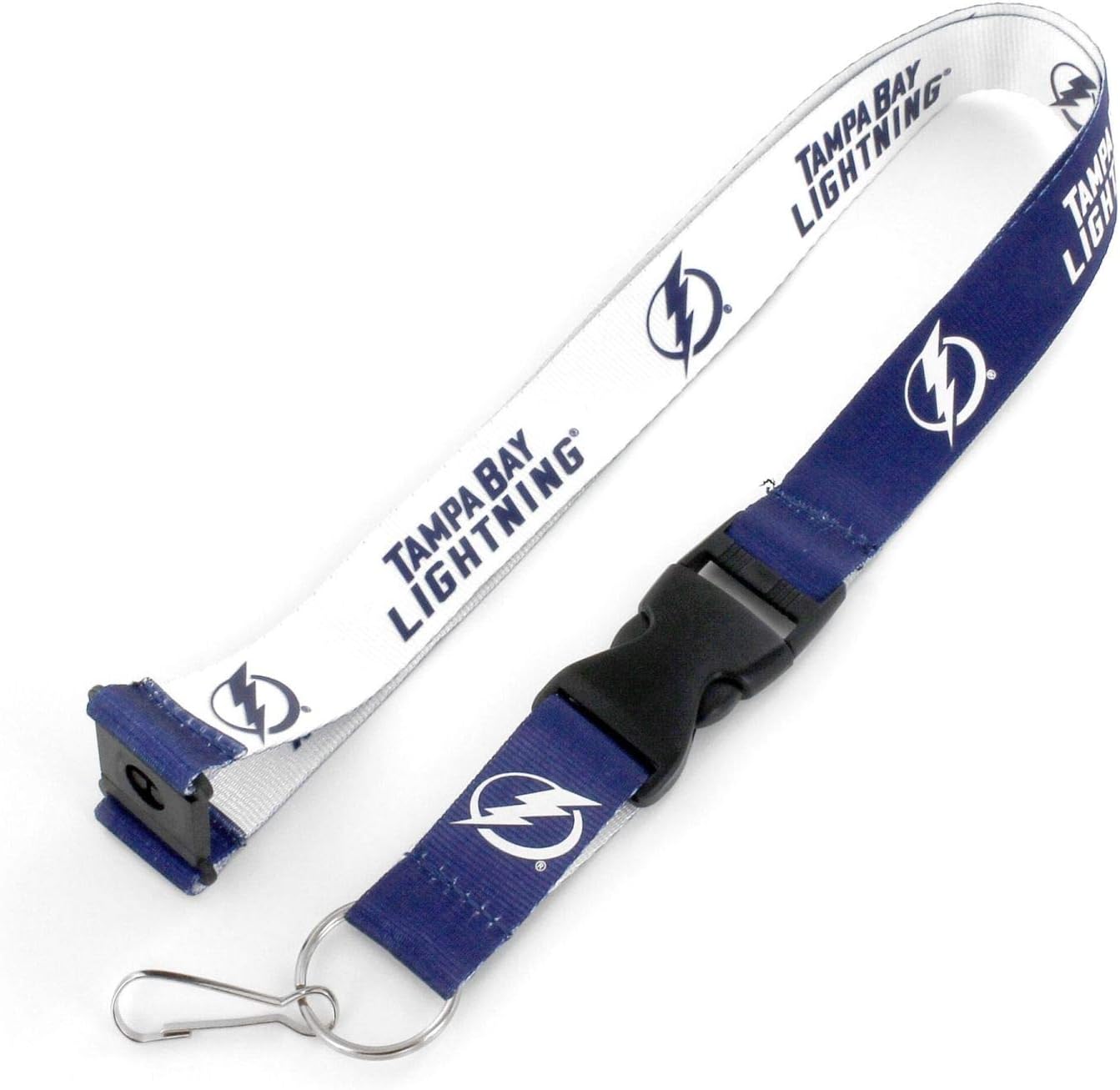 aminco NHL Tampa Bay Lightning Reversible Lanyard, Multicolor, 6, Key