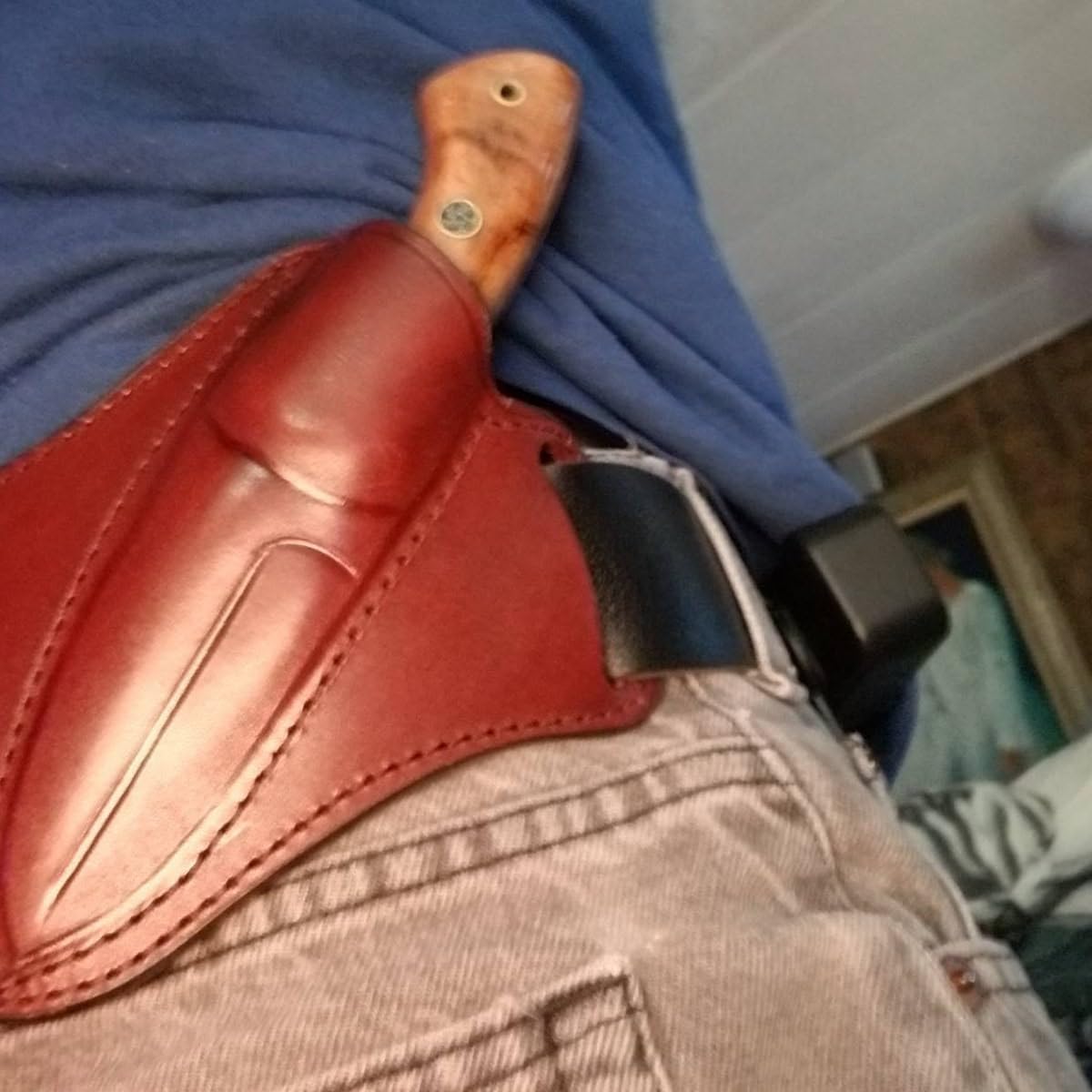 Couteau d'extérieur avec étui en cuir, couteau de survie tranchant, Couteau d'extérieur forgé d'une seule pièce en acier à haute teneur en carbone