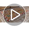 Amazon.com: MAINEVENT Gingerbread Doormat 30x17 Inch, Gingerbread ...
