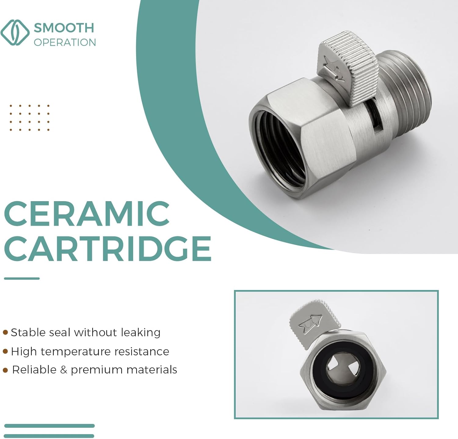 Shower Vae, Brass Construct Water Flow Restrictor Universal