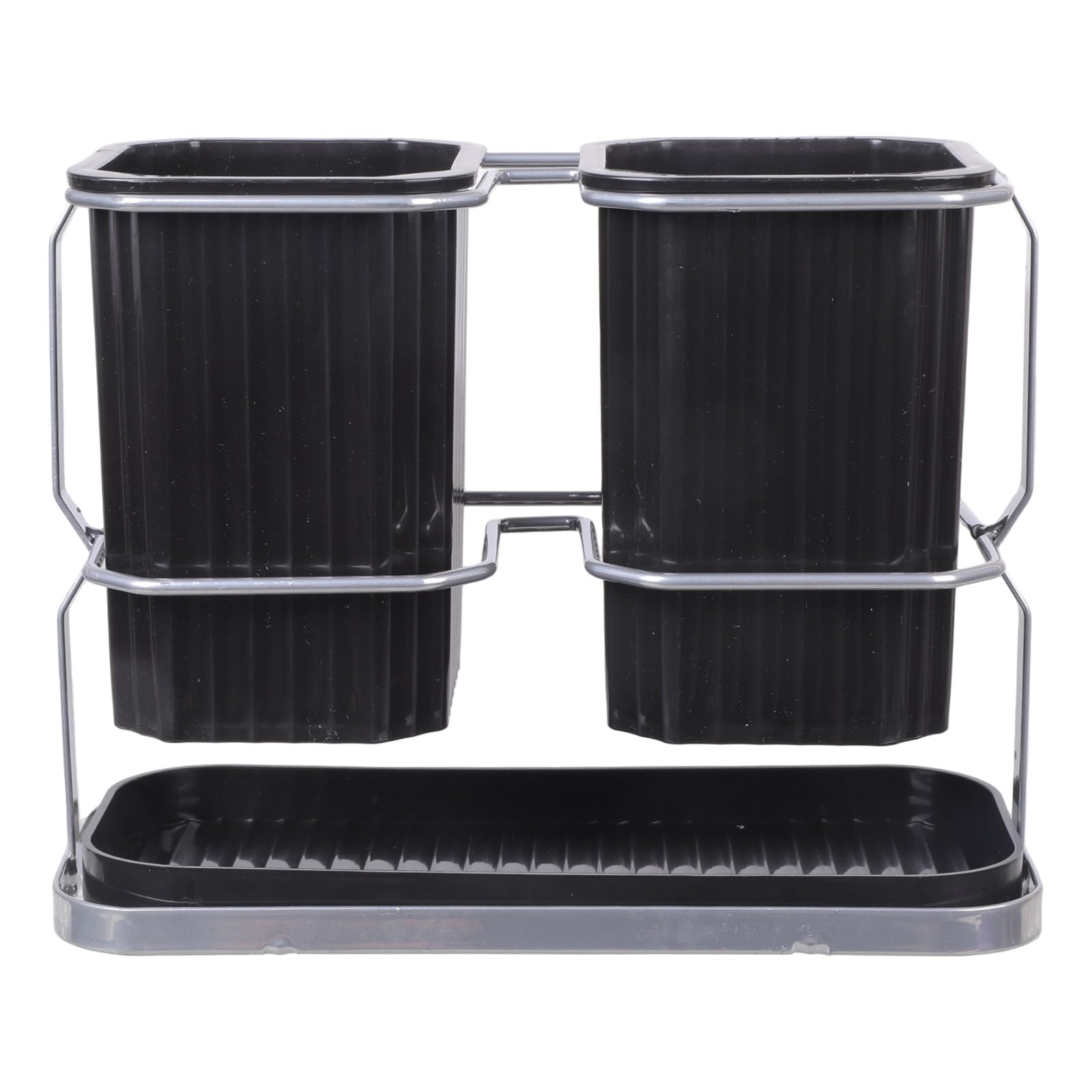 Mekalero Space Efficient Kitchenwares Organizers Multipurpose Design for Cutter Utensils Chopsticks Sturdy ABS Materials Easy Maintenances Easy Cleaning Cutter Block Chopstick Bucket