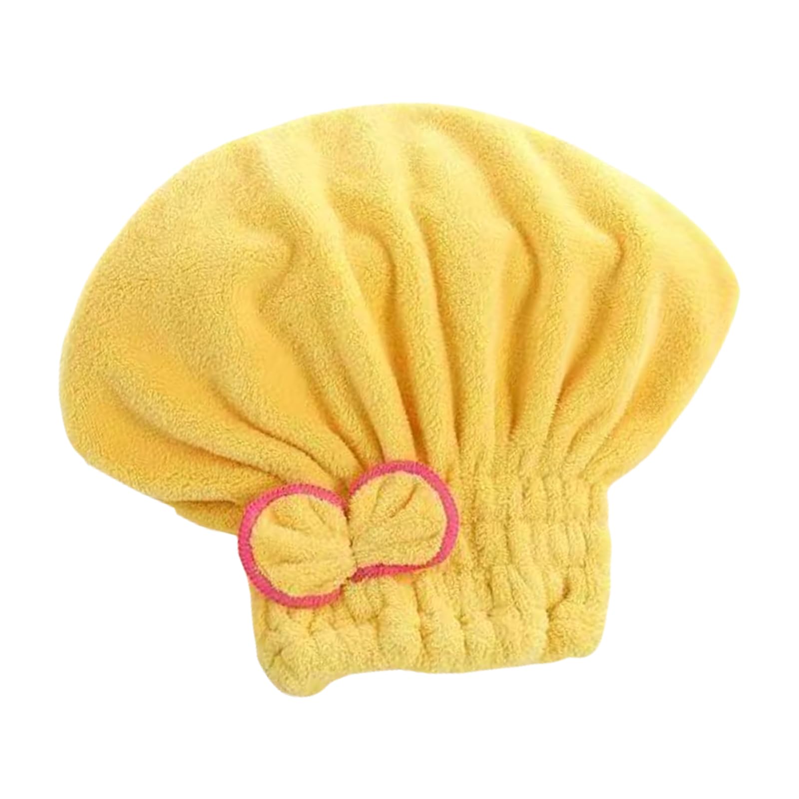 HDOYTXXM Accessories High Absorbency Hair Towel Wrap Fast Drying Corals Velvets Towel with BowKnot for Wet Hair Super Absorbent Turban